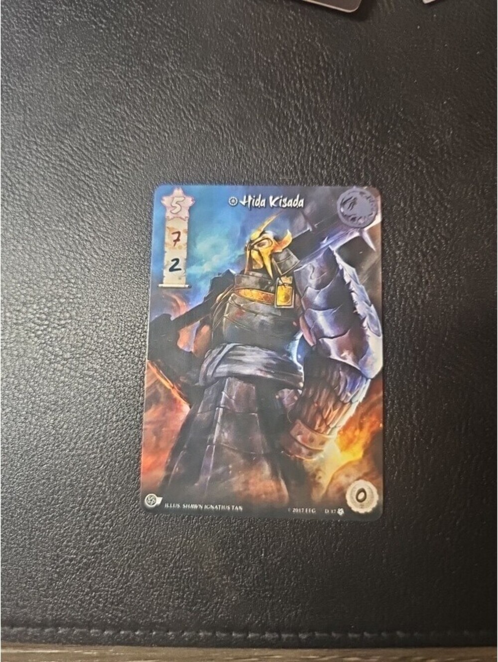 legend of the five rings L5R promo card full art Hida Kisada